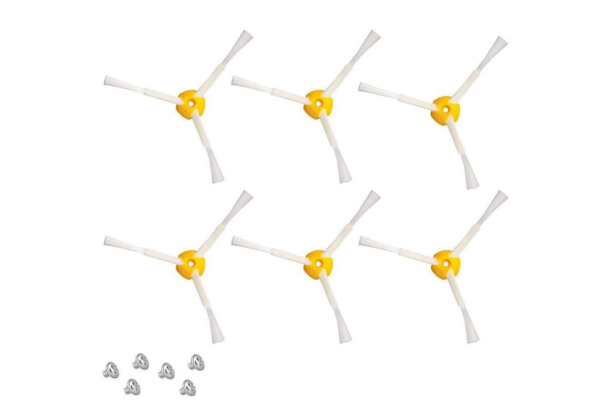 6 Pcs 3-Armed Replacement Side Brushs For iRobot 500 600 700 Series 560 630 650 760 770 - Style1
