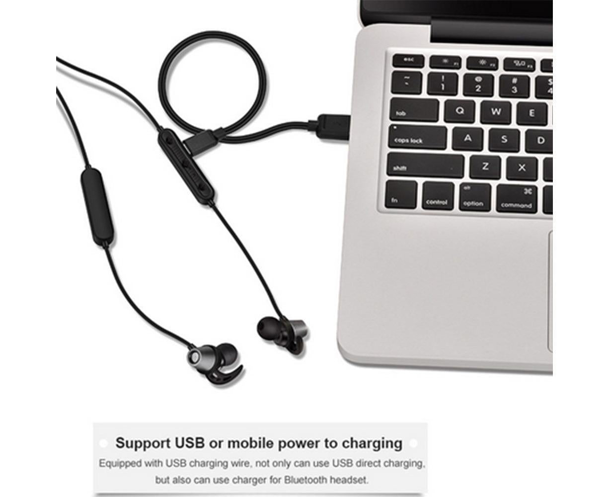 Bluetooth In-Ear Headphones - Stereo Sound - Wireless Sports Earbuds with 8-10 Hours Playtime
