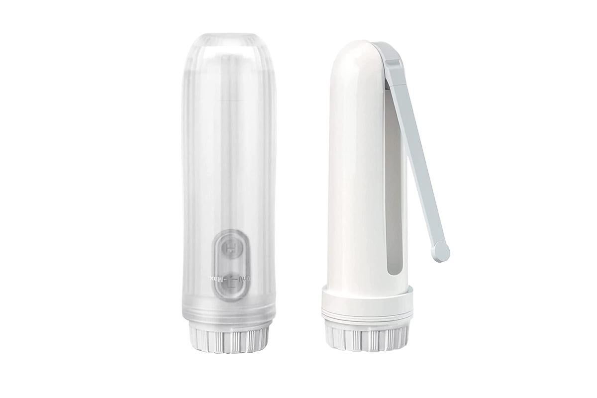 Portable Travel Electric Bidet Sprayer Handheld Personal Bidet Sprayer Mini Bidet Sprayer Toilet Hygiene -White