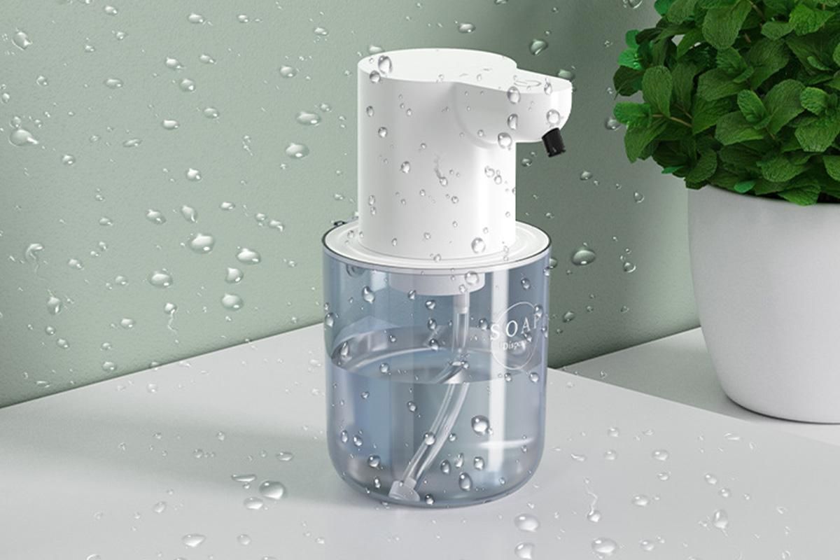 400ml Automatic Foaming Soap Dispenser 4 Level Touchless Foam Soap Dispenser -White