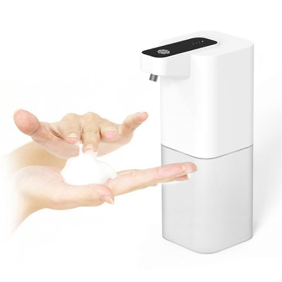 400ml Automatic Foaming Soap Dispenser 4 Level Touchless Foam Soap Dispenser -White