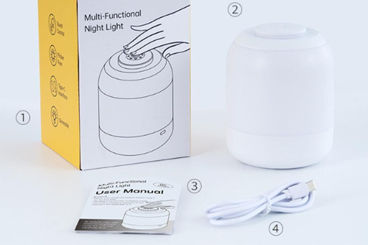Night Light Dimmable Touch Lamp for Bedroom Room Touch Portable Table Bedside Lamp