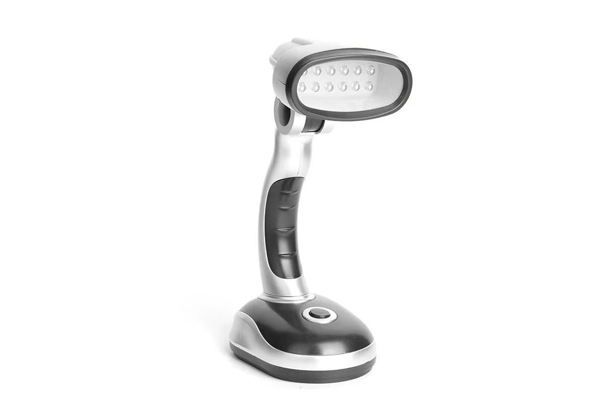 12 Bulb LED Portable Desk Lamp Computer Bedside Table Camping Light