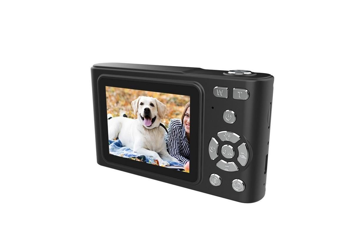 4K Digital Camera for Photography Vlogging Camera for YouTube Video 16X Digital Zoom with 32G Memory Card - Black