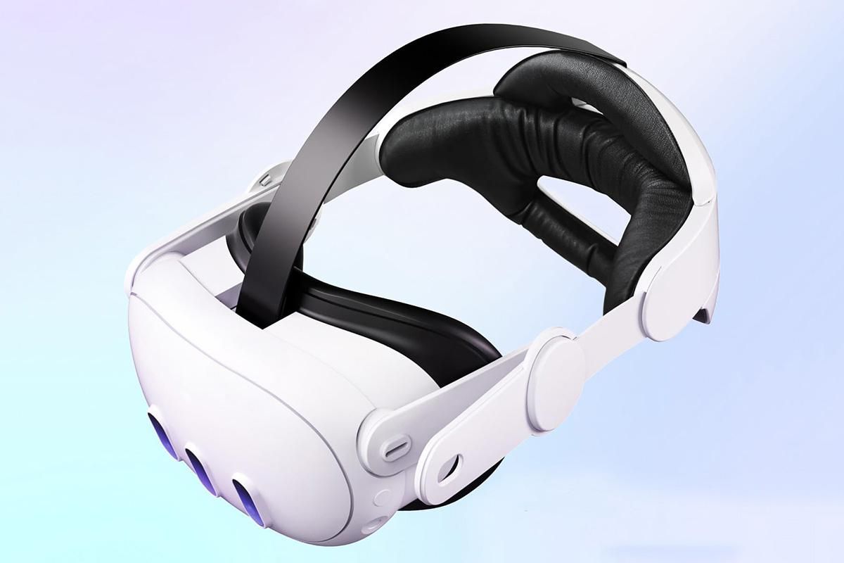 Elite Strap for Meta Quest 3 2 3s Adjustable VR Head Strap with Balance Design Comfort Headband