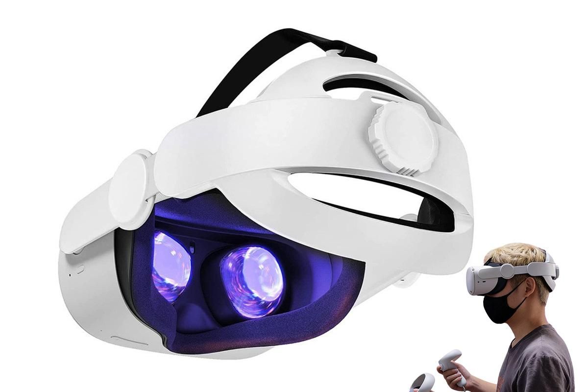 Elite Strap for Meta Quest 3 2 3s Adjustable VR Head Strap with Balance Design Comfort Headband