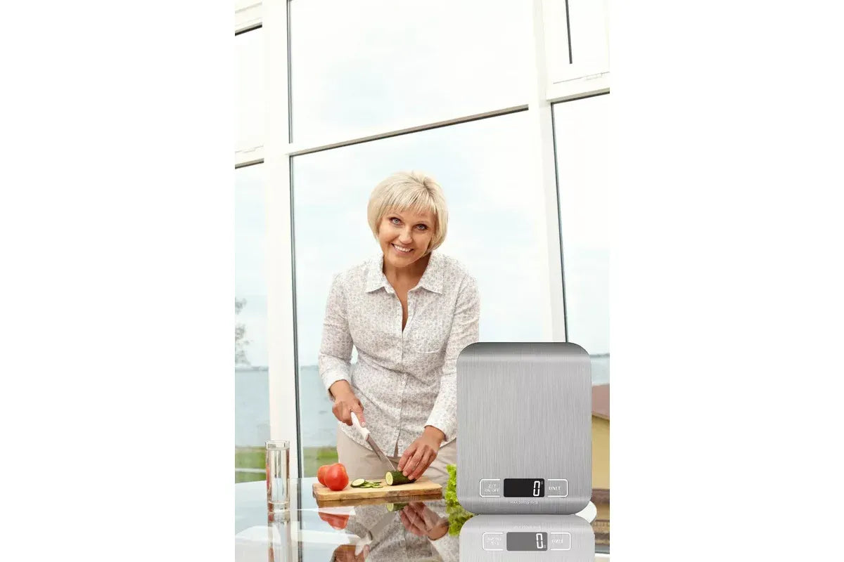 5KG Stainless Steel Digital Electronic Kitchen Scale Postal Scales 1g LCD Backlight Weight Black