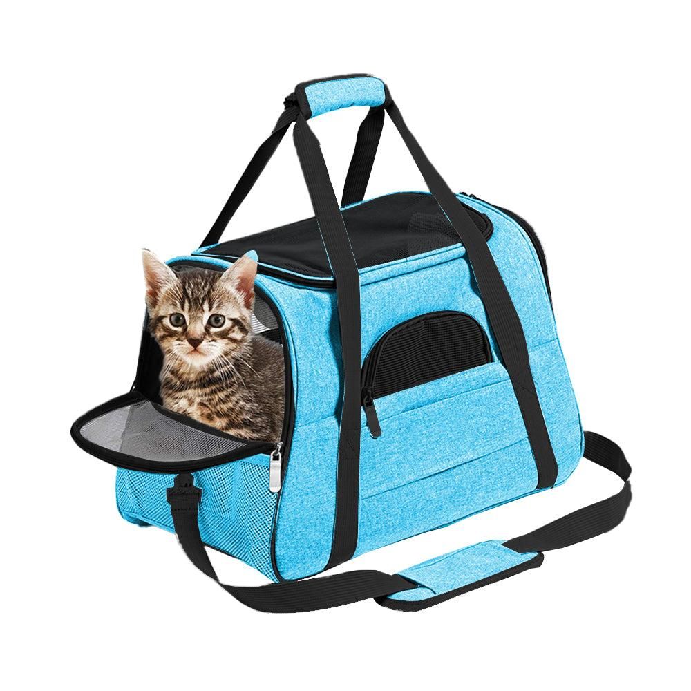 Cat Pet Carrier Travel Carrier Pet Bag for Small Medium Cats Pink