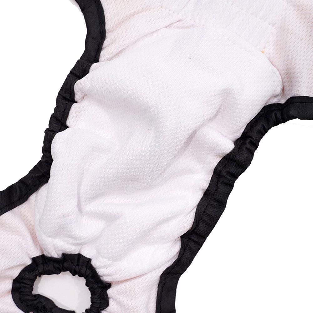 Washable Female Pet Nappy Diaper Dog Cat Physiological Pants Yellow - S