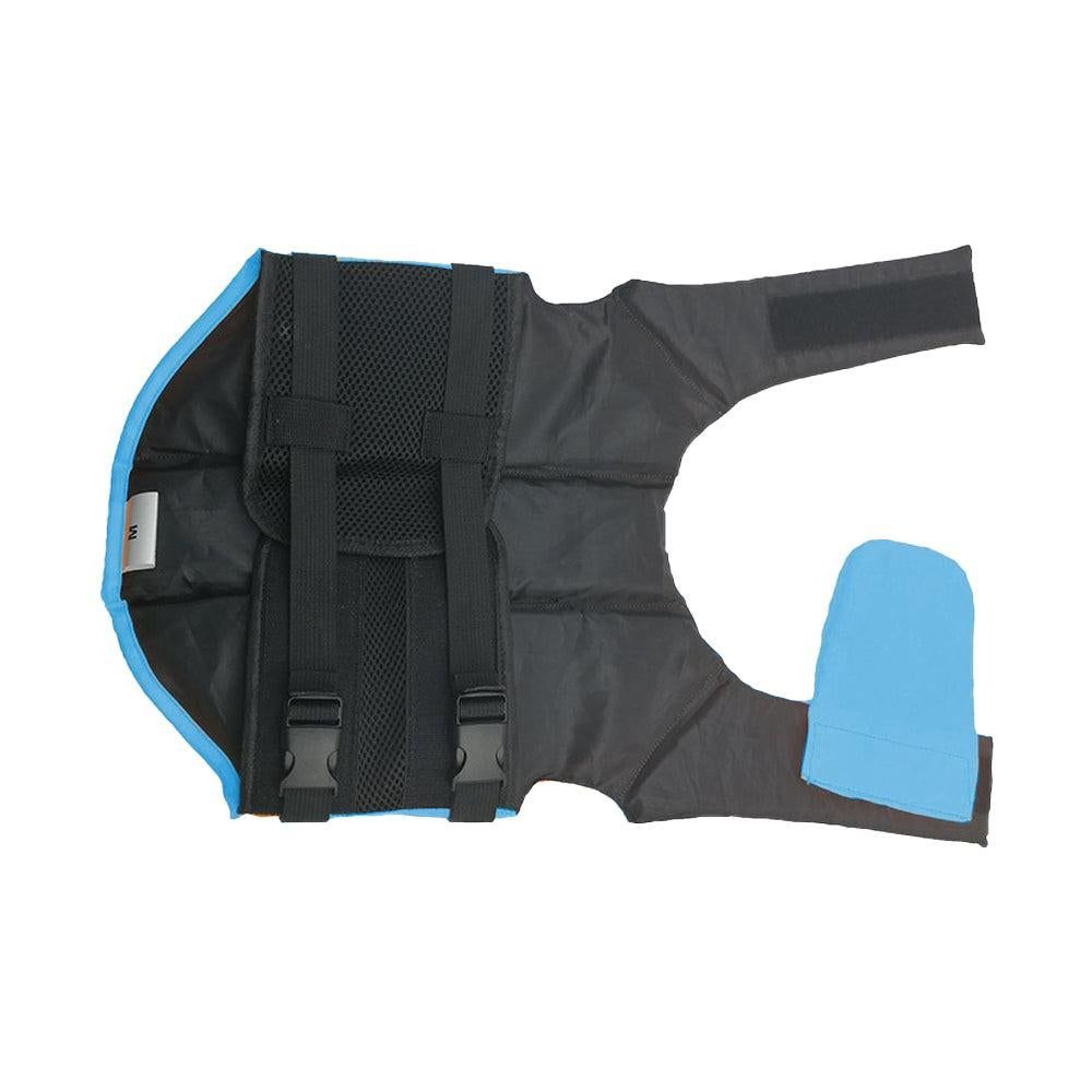 Dog Life Jacket Wings Pet Life Vest Adjustable Dog Flotation Swim Vest Blue - S