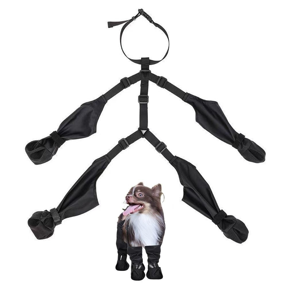 Waterproof Pet Boots Dog Rain Shoes for Outdoor Use - L