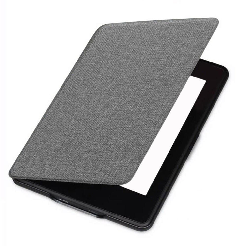 PU Leather Smart Cover Case with Auto Sleep and Wake for Kindle Paperwhite 12th 7-Inch - Grey