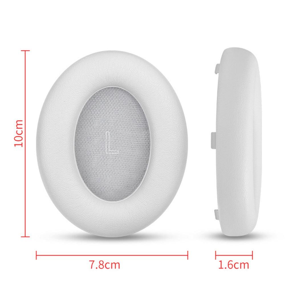 1 Pair Replacement Ear Pads Cushions for Bose QC Ultra Headphones White