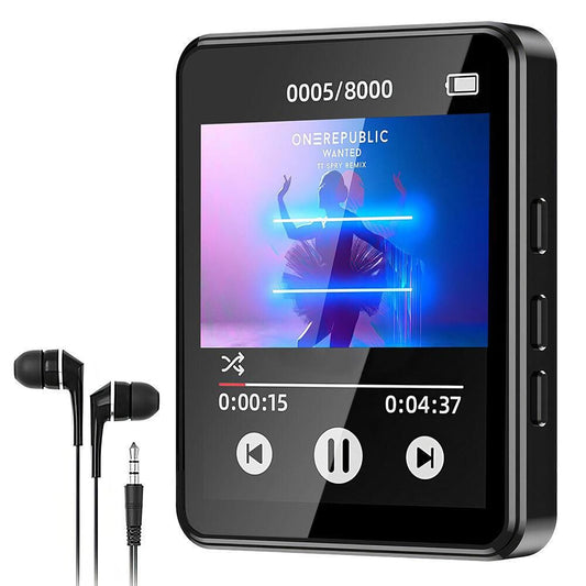 MP4 Player with Bluetooth 2.4-Inch Screen Built-in Speaker and FM Radio - S