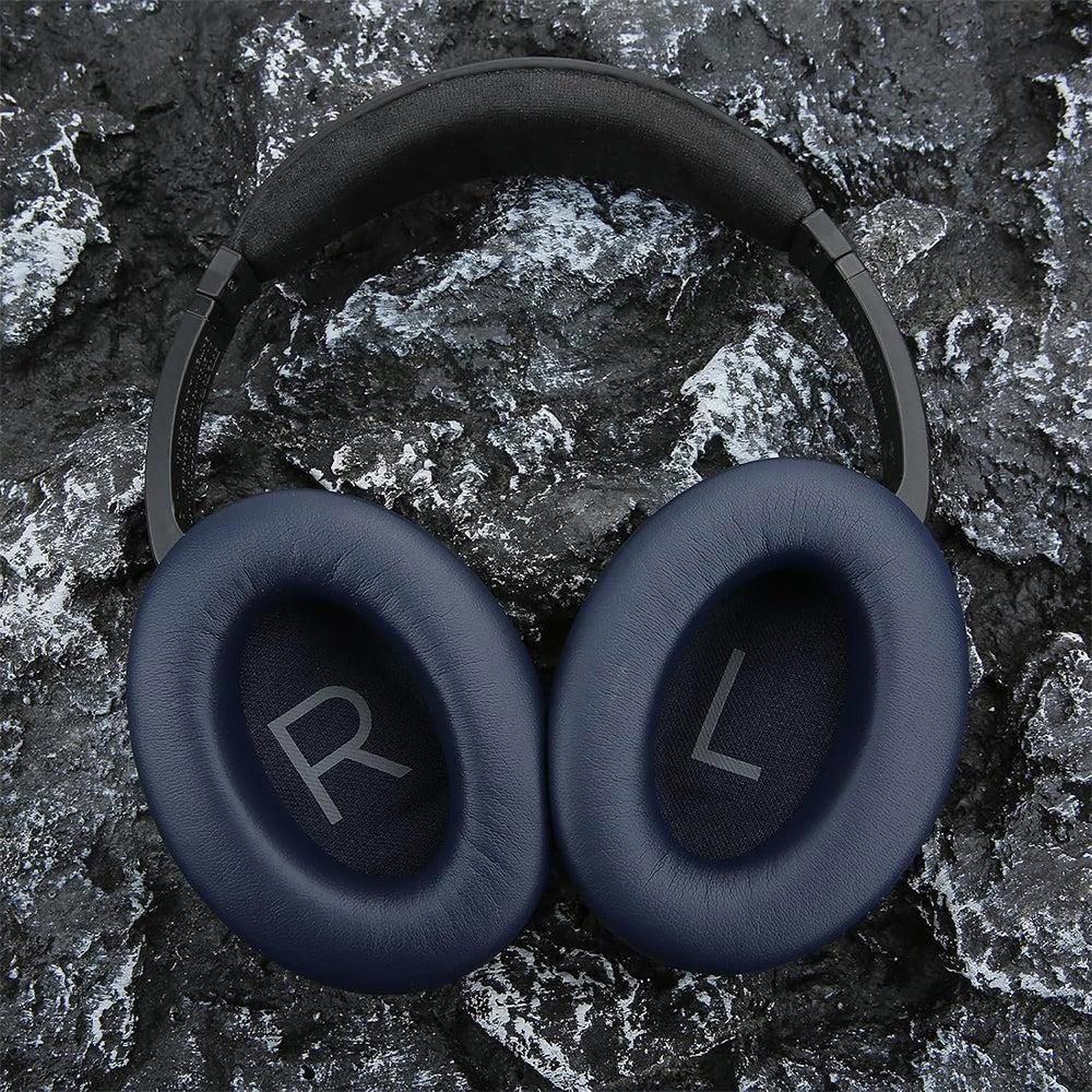 Pair of Replacement Ear Pads for Bose QC45 Headphone Ear Cushions Navy