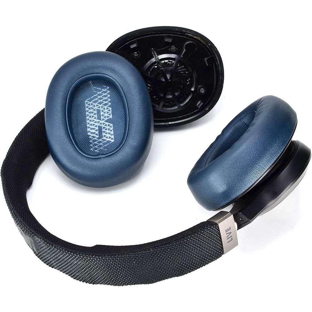 Replacement Ear Pads Cushion Cover Compatible With JBL Live 650BTNC 660NC E65BTNC Duet NC Headphones Blue