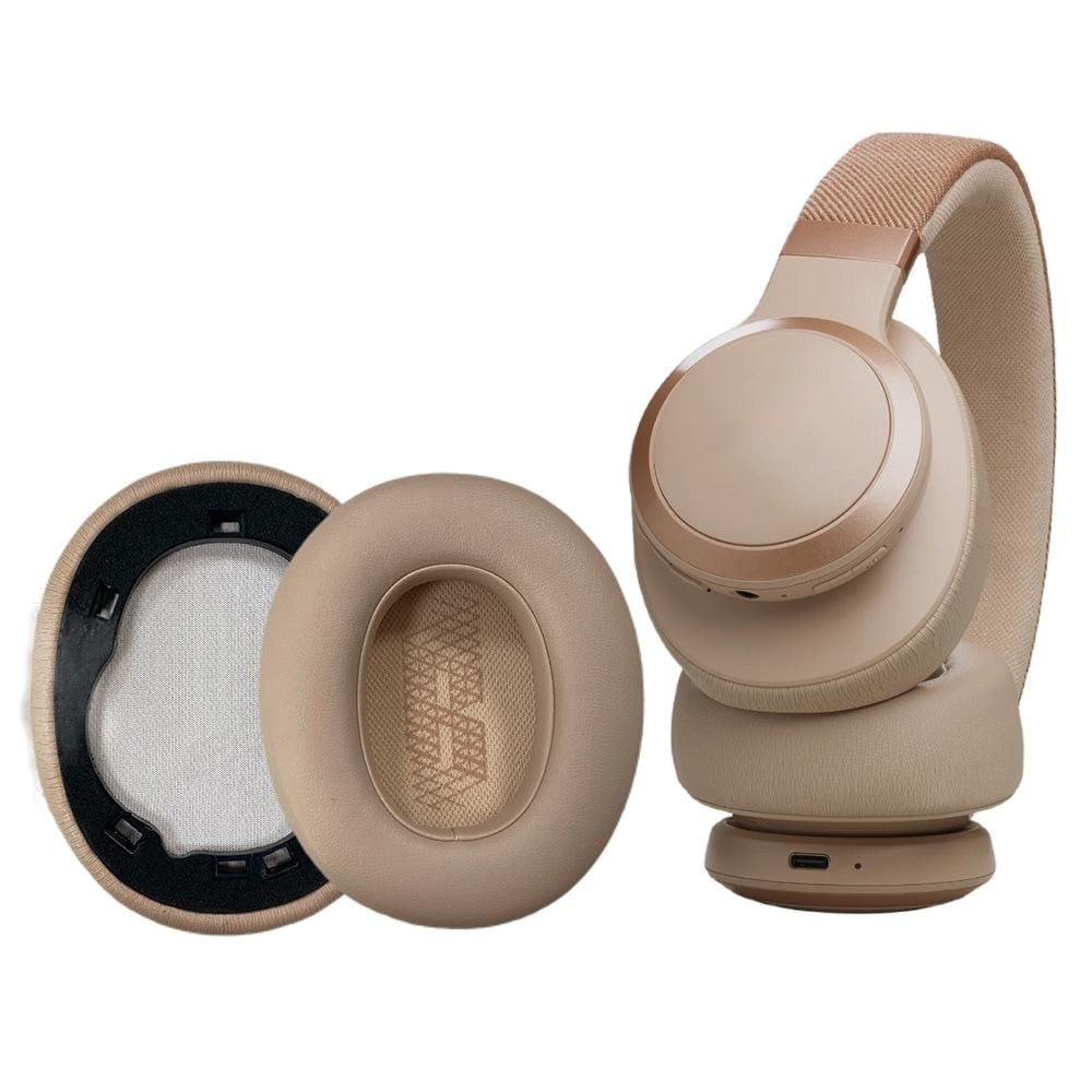 Replacement Ear Pads Cushion Cover Compatible With JBL Live 650BTNC 660NC E65BTNC Duet NC Headphones Gold