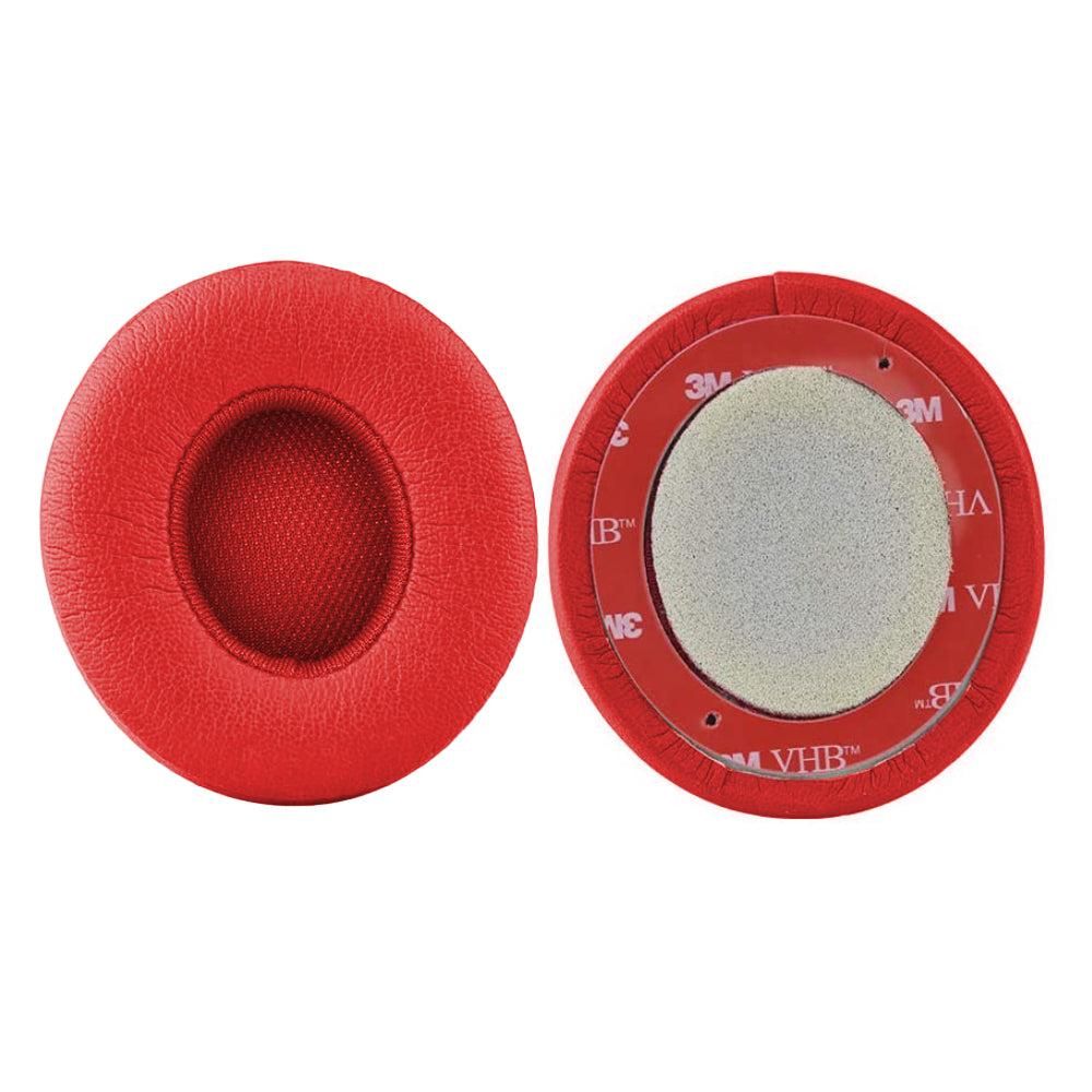 Pair of Replacement Ear Pads for Beats Solo 2 Solo 3 Wireless Headphone Earpads Red