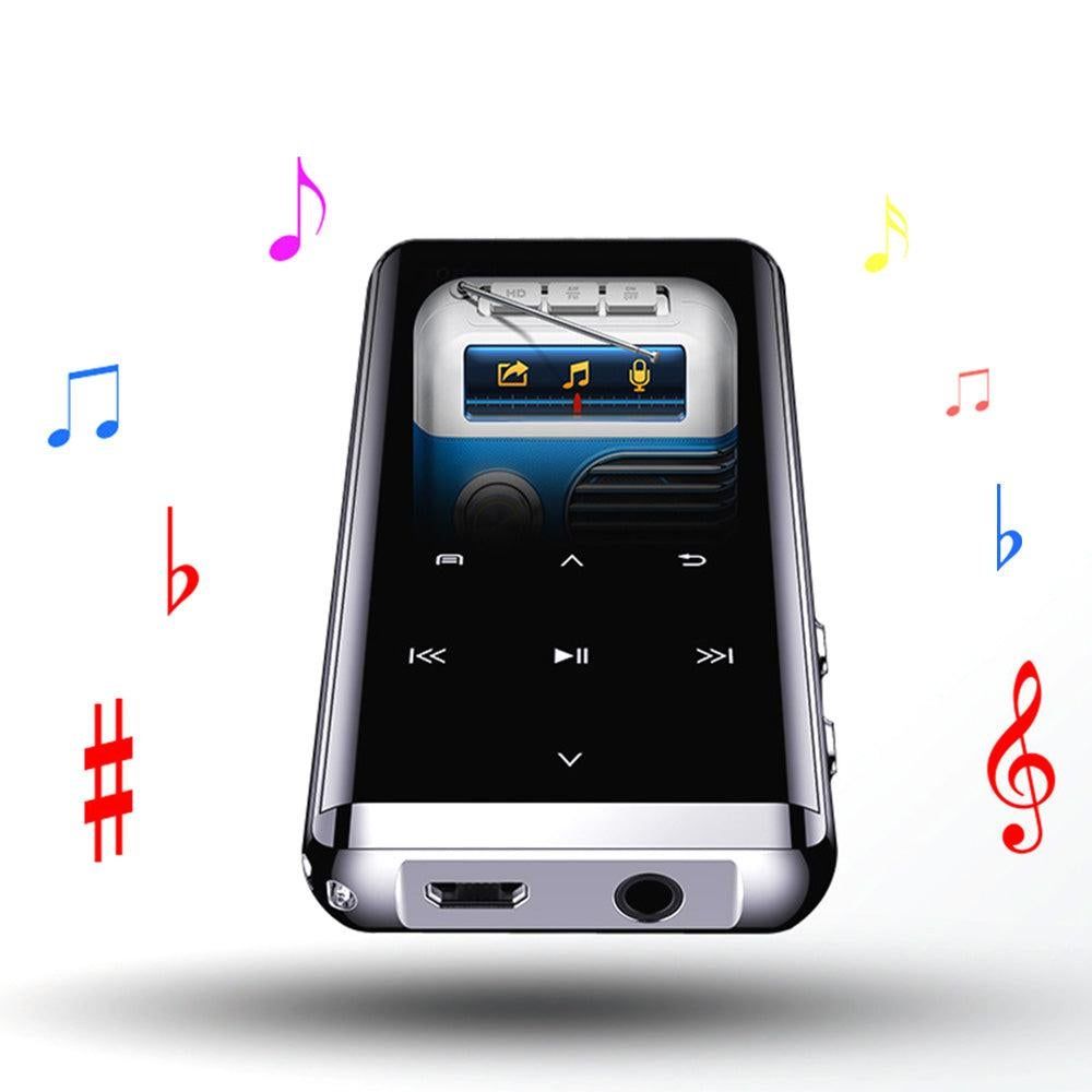 Bluetooth MP3 Player HiFi Media FM Radio Recorder - 62GB