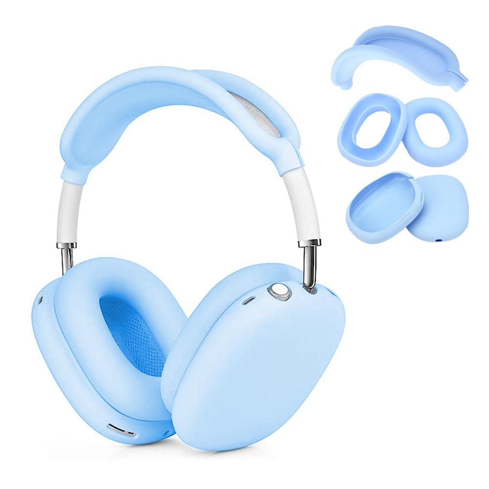 For Apple AirPods Max Headphones Protective Case Silicone Sleeves Full Set Cover White