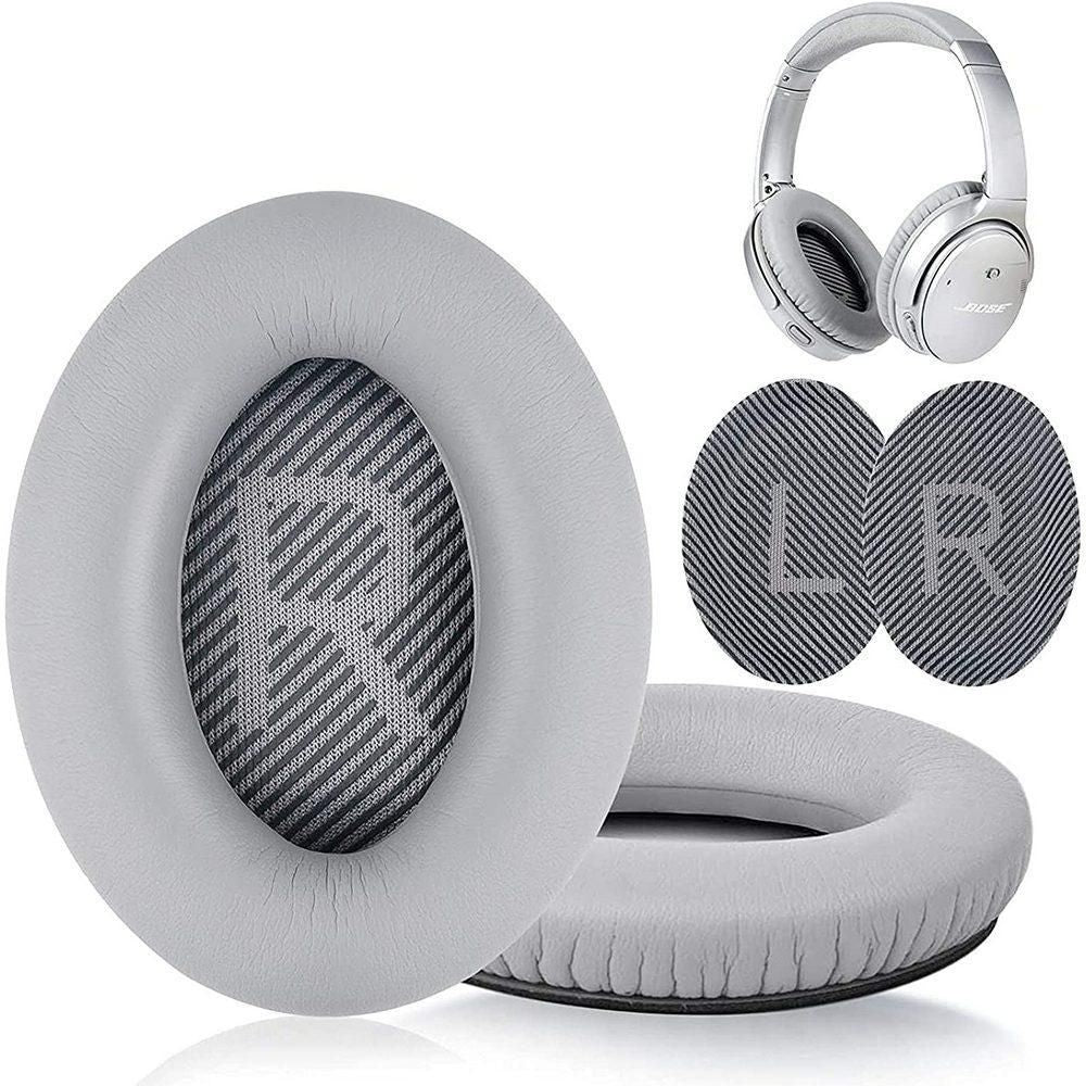Pair of Replacement Ear Pads Cushions for Bose QC35 QC35ll Over-Ear Headphones - Black
