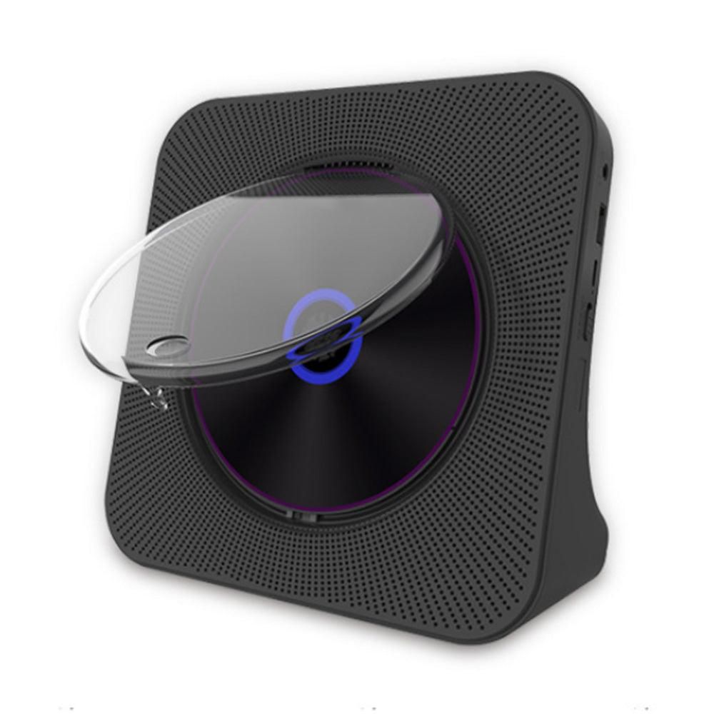 USB Bluetooth CD Player with Digital Display Desktop Music Player Black