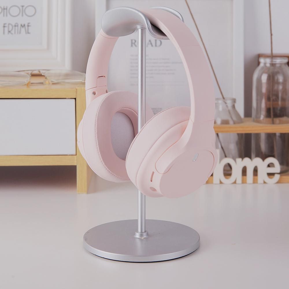 Over Ear Bluetooth Headphone Wireless Foldable Headset Pink