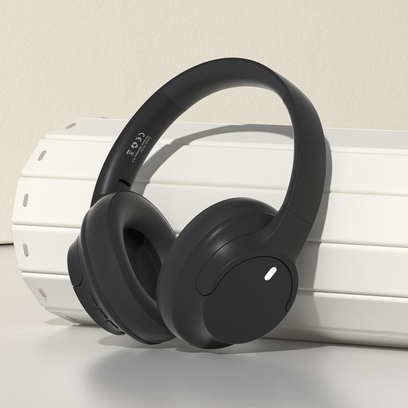 Over Ear Bluetooth Headphone Wireless Foldable Headset Black
