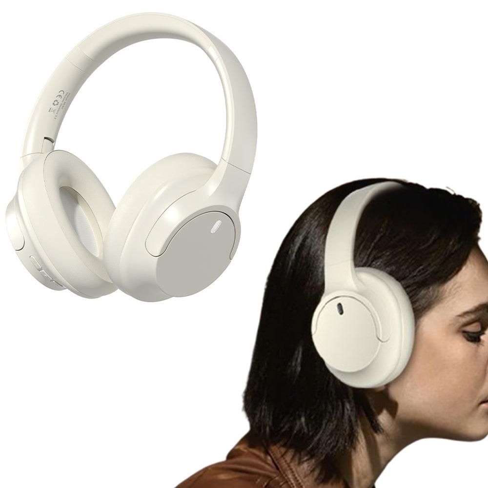 Over Ear Bluetooth Headphone Wireless Foldable Headset Blue