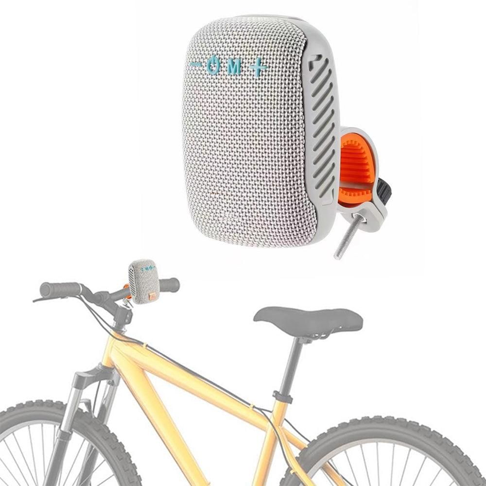 2-in-1 Bluetooth Speaker with Bracket Travel, Stereo Speaker for Bicycle Motorcycle Black