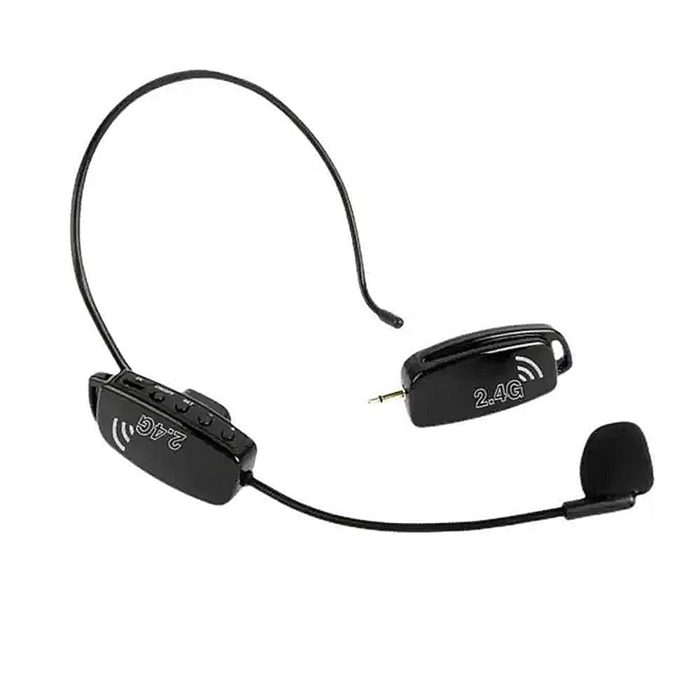 2-in-1 Wireless Microphone Headset 2.4G Hands-Free Mic