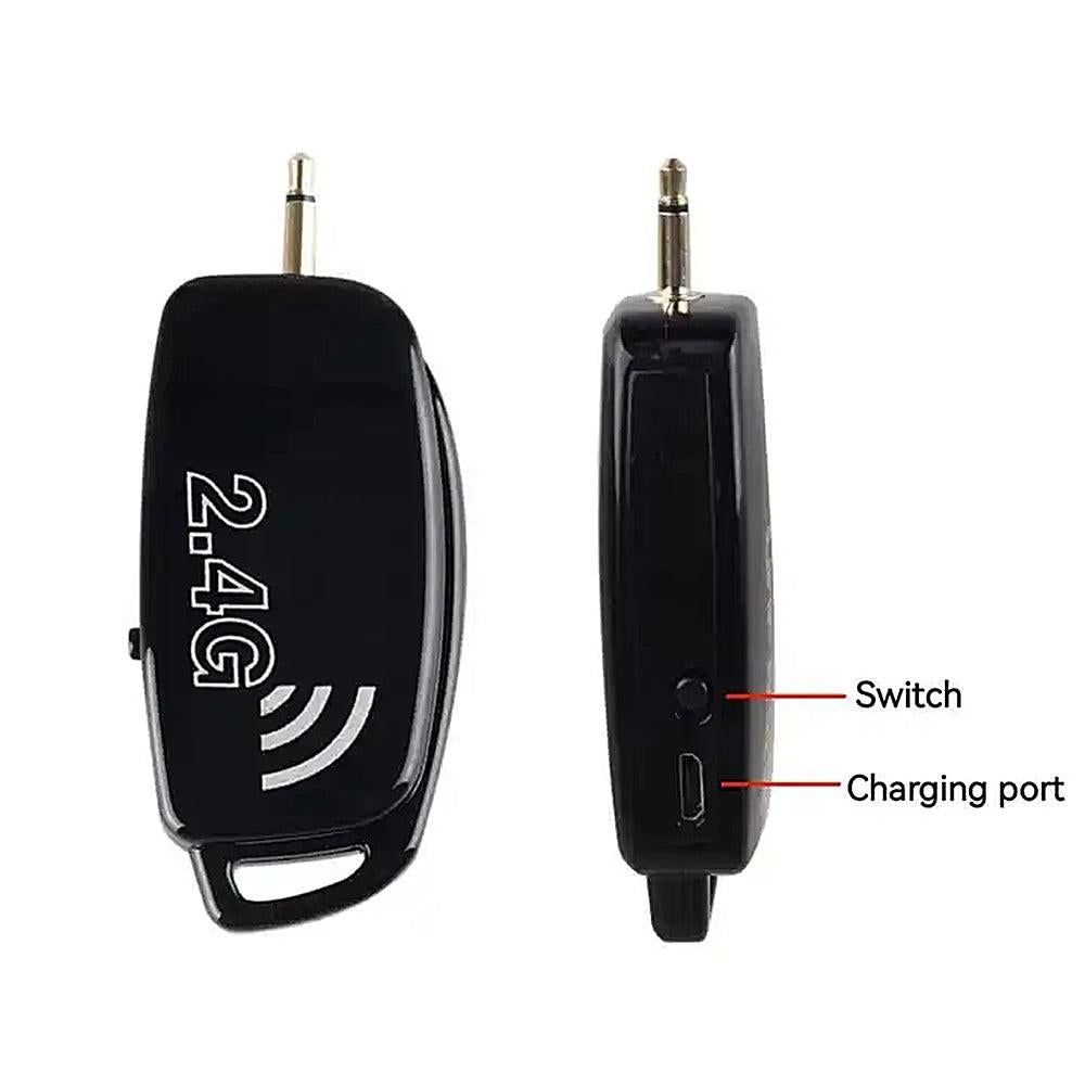 2-in-1 Wireless Microphone Headset 2.4G Hands-Free Mic