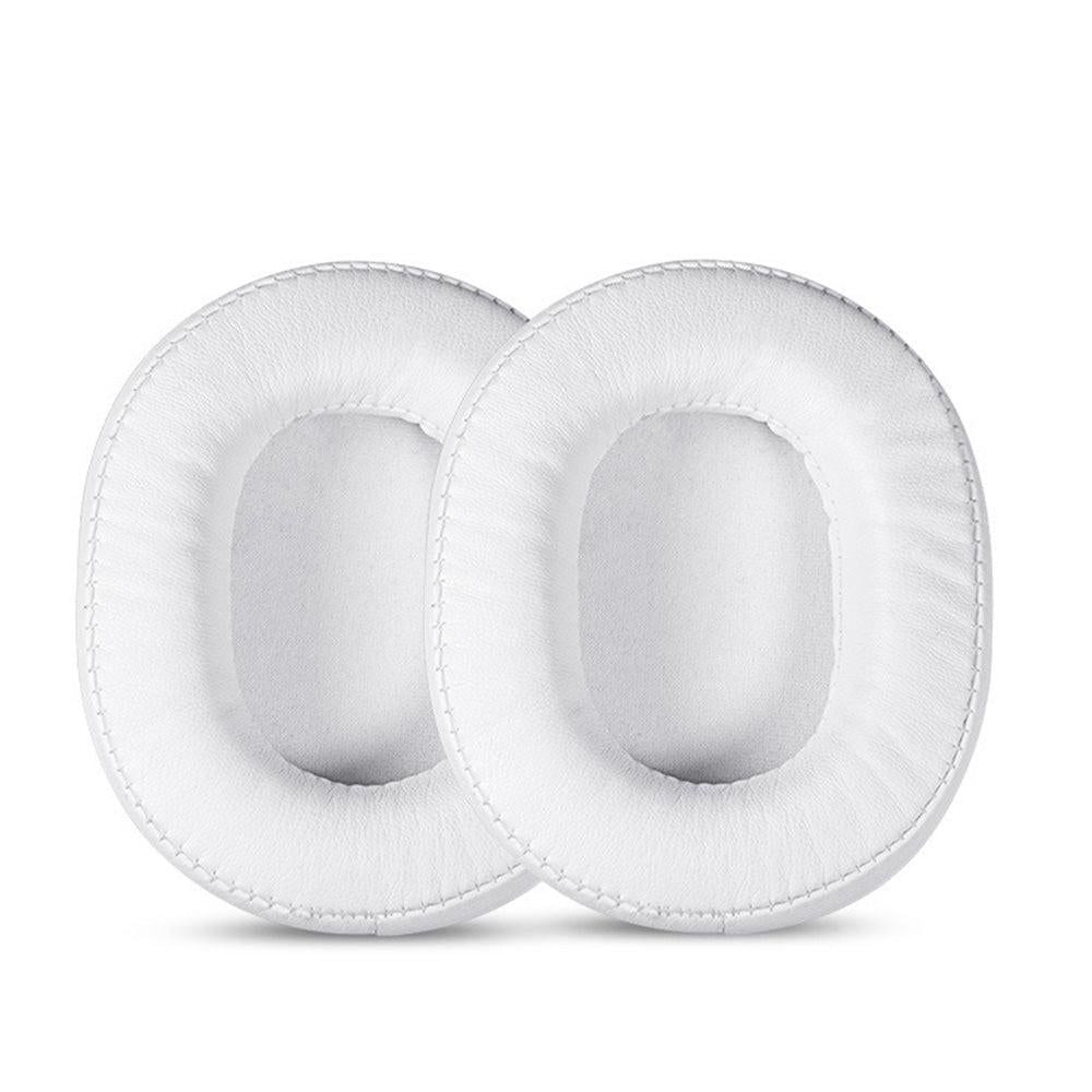 Soft Replacement Ear Pads Cushion Compatible with Audio Technica ATH MSR7b M50 M40 M30 M20X White