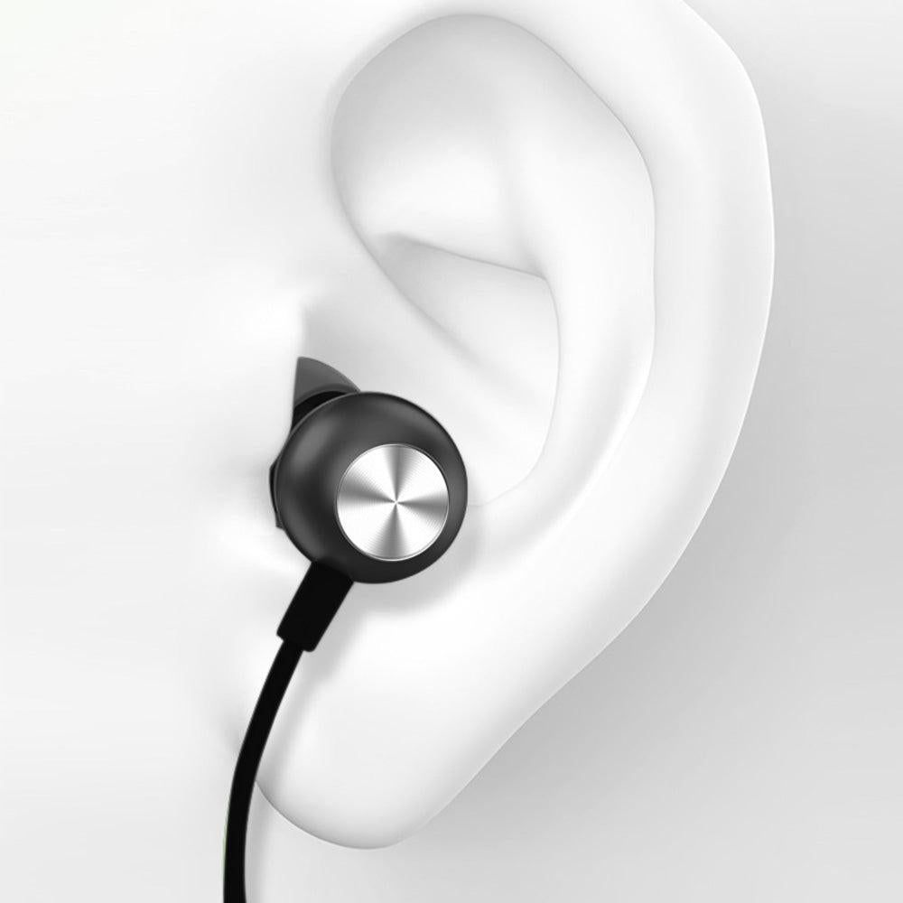 USB-C 3.5MM Wired Headphones In-Ear Earbuds with Microphone Black