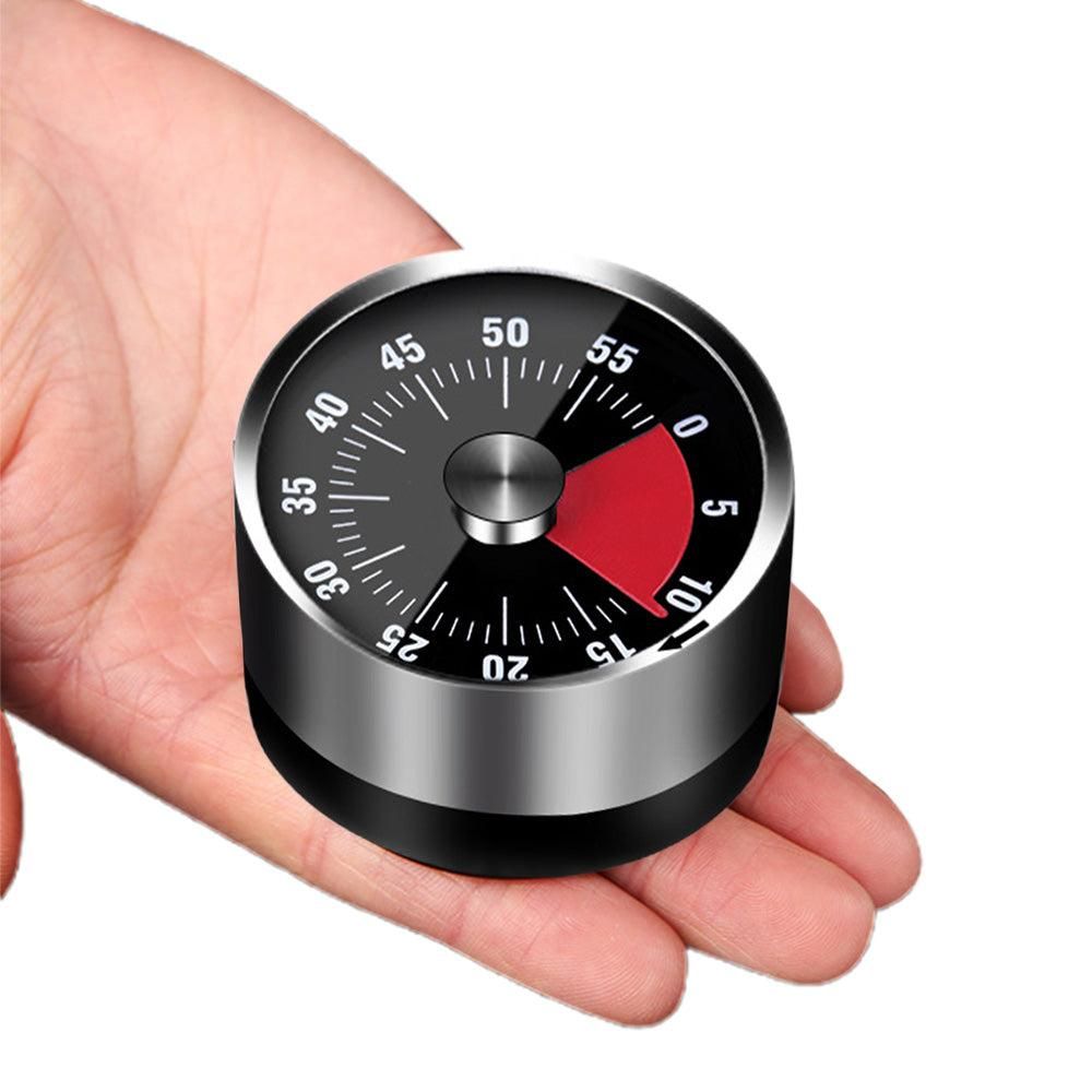 Kitchen Cooking Timer Clock Mechanical Counter 60 Minutes Timer Black