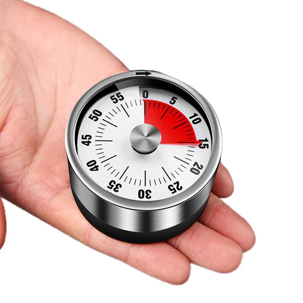 Kitchen Cooking Timer Clock Mechanical Counter 60 Minutes Timer Black