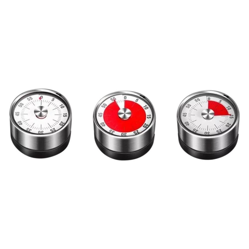 Kitchen Cooking Timer Clock Mechanical Counter 60 Minutes Timer White