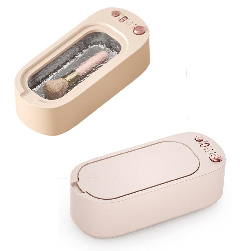 45KHz Ultrasonic Jewelry Cleaning Machine for Jewelry Eyeglasses Rings White