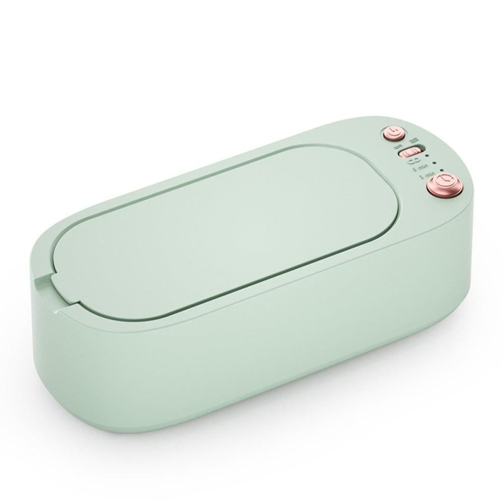45KHz Ultrasonic Jewelry Cleaning Machine for Jewelry Eyeglasses Rings Green