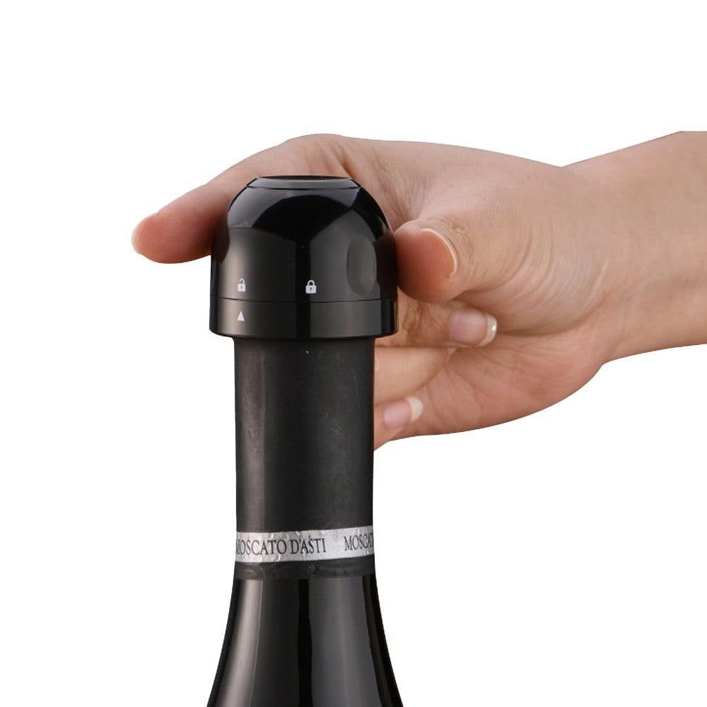 4Pcs Set Wine and Champagne Stopper Leakproof Bottle Sealer Cap