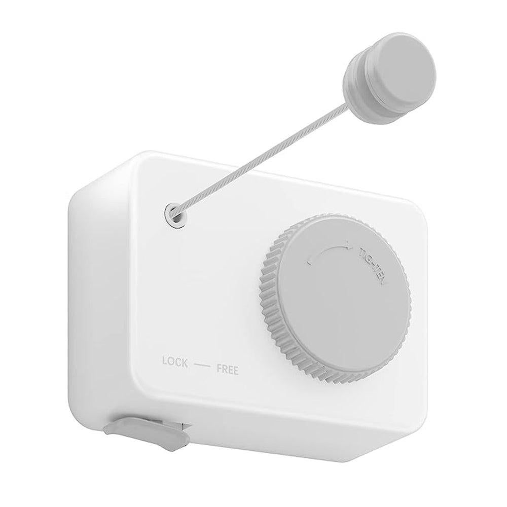 Retractable Clothes Line Wall Mounted Laundry Line for Indoor Balcony Green