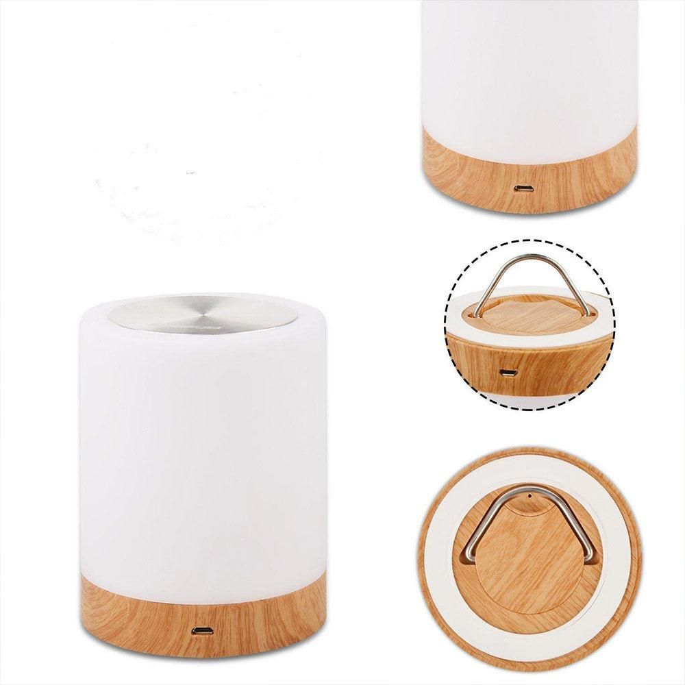 Color Changing Touch Bedside Lamp Rechargeable Night Light