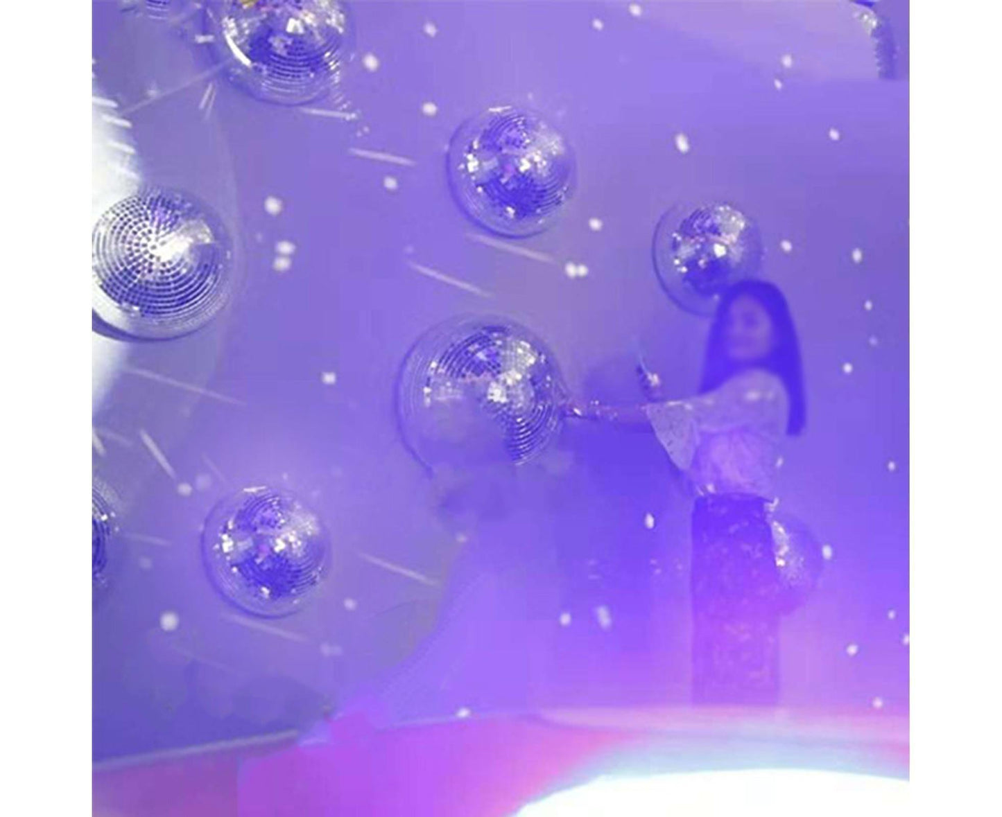 Silver Reflective Balls-Silver 10cm