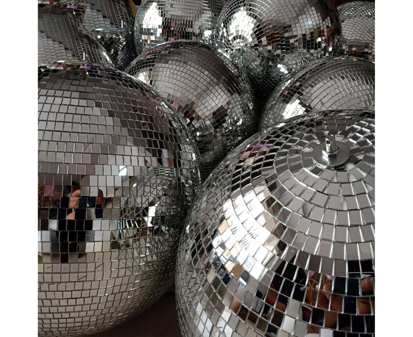 Silver Reflective Balls-Silver 10cm