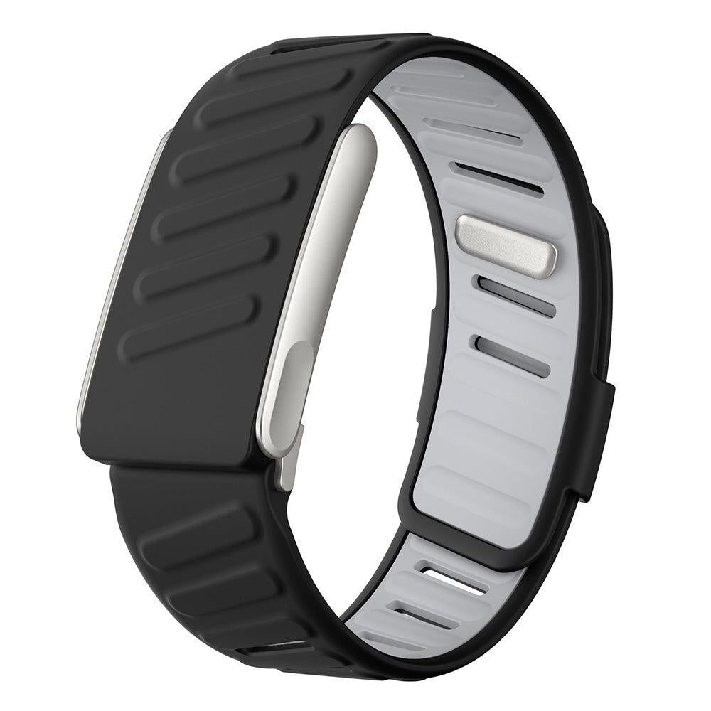 Silicone Sport Band for Whoop 5.0 Waterproof Replacement Wrist Strap Black