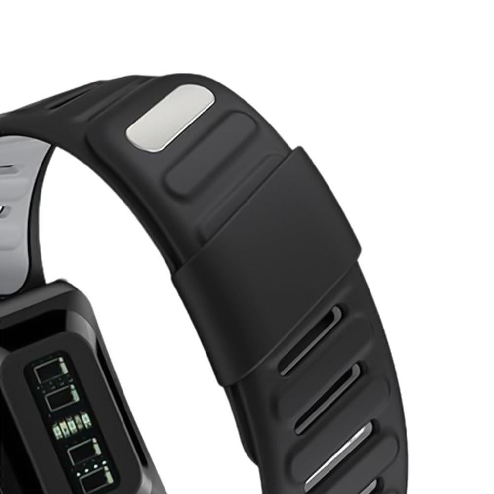 Silicone Sport Band for Whoop 5.0 Waterproof Replacement Wrist Strap Black