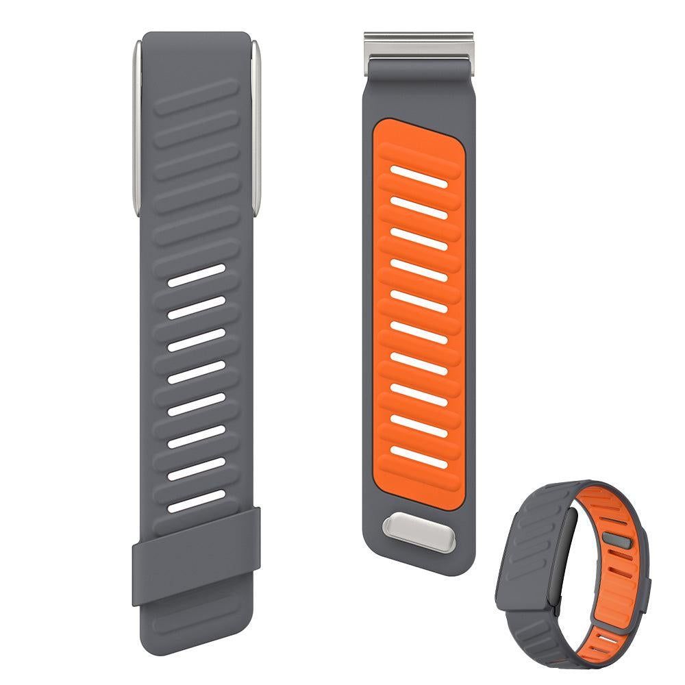 Silicone Sport Band for Whoop 5.0 Waterproof Replacement Wrist Strap White