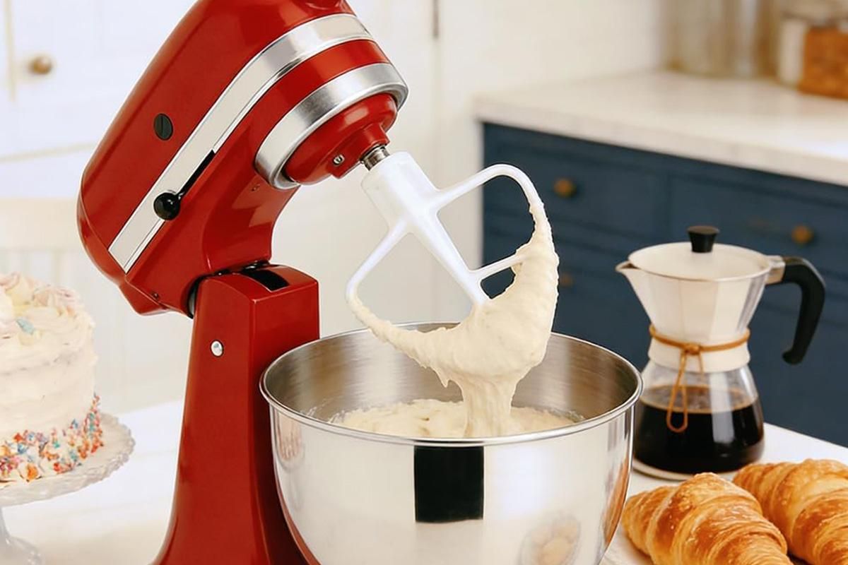 Coated Flat Beater for KitchenAid 4.5-5QT Tilt Head Stand Mixer For K5AB K5SS