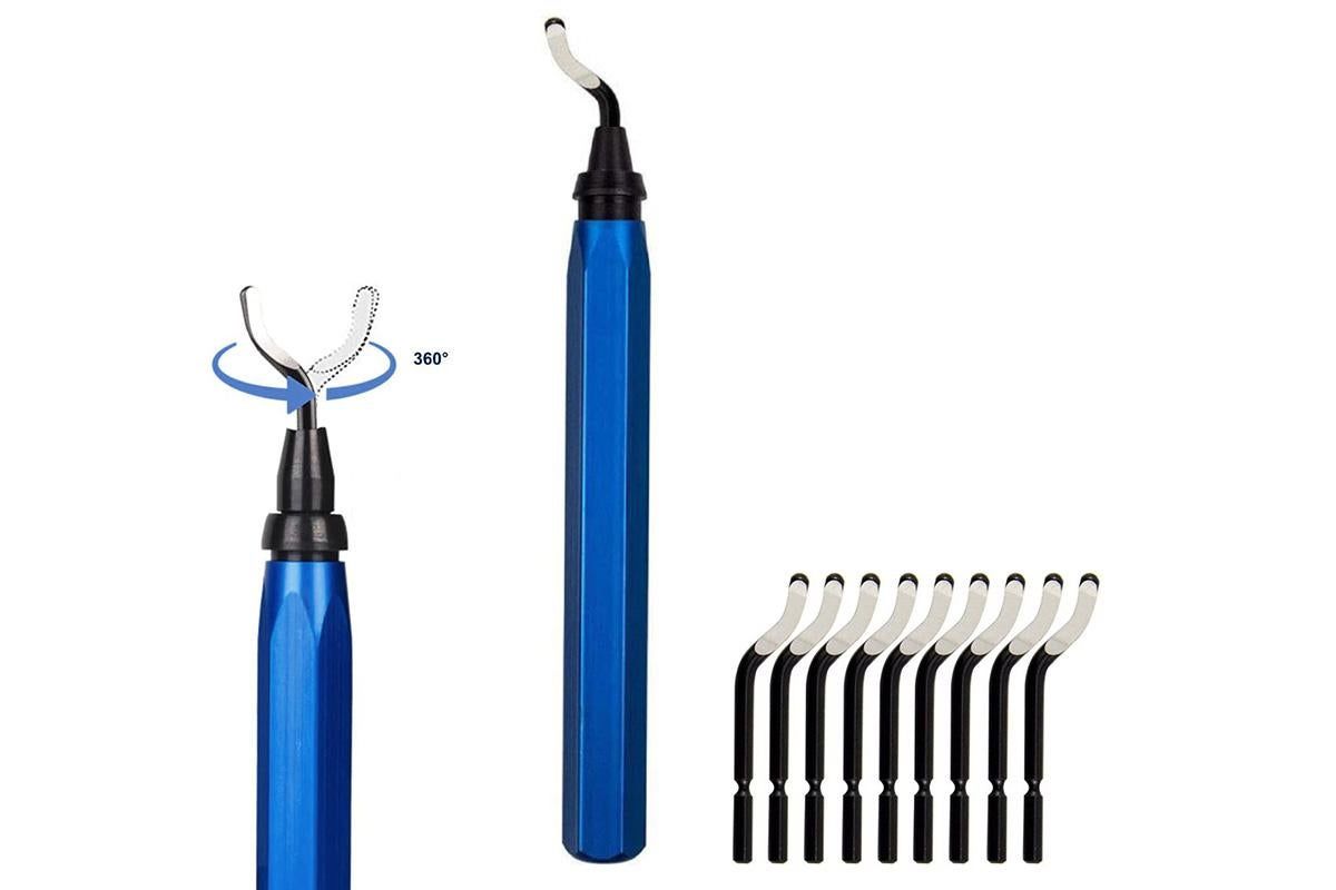 Deburring Tool with 10 High Speed Steel Blades Deburring Tool 3D Printing