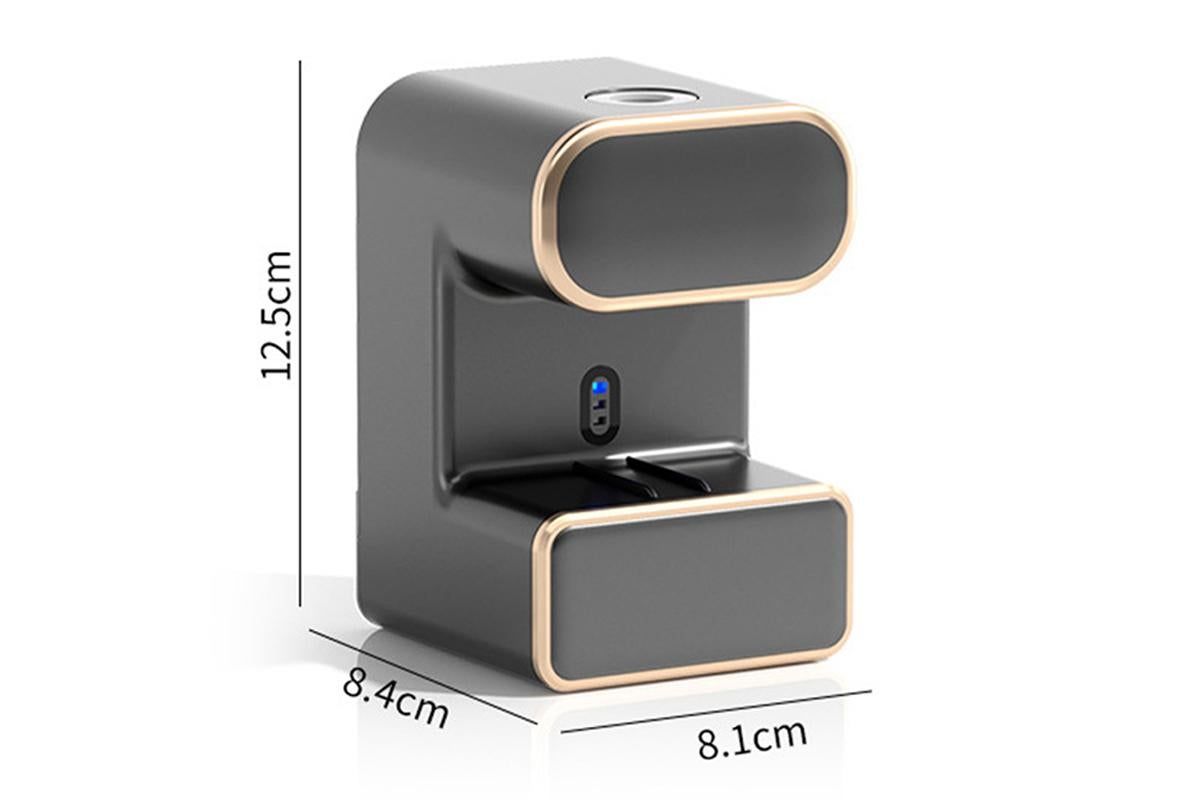 Electric Automatic Toothpaste Dispenser With Toothbrush Holders-Black